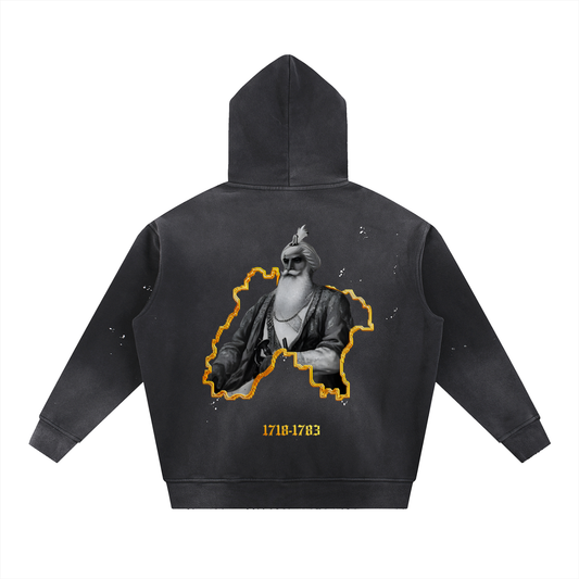 Ahluwalia Heritage Hoodie – Punjab Map Edition