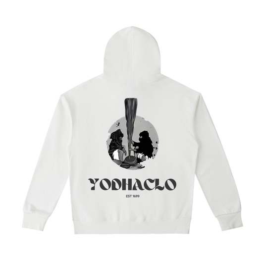 Nihang Warrior Tradition Hoodie – White Oversized Edition