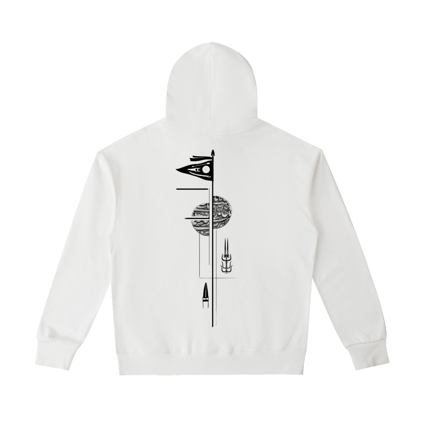 Heritage Symbol Oversized Hoodie