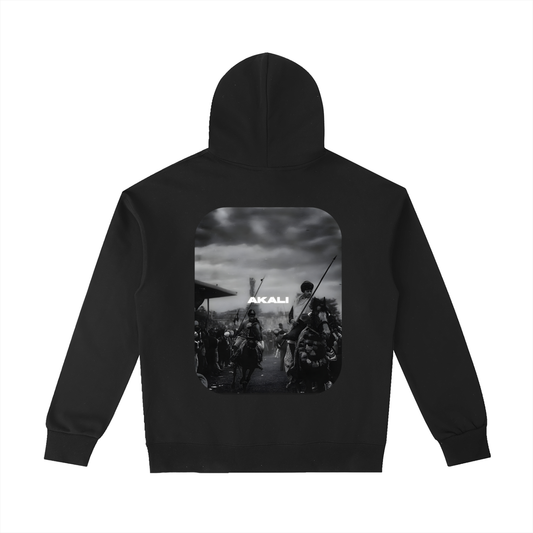 Akali Cavalry Hoodie – White Oversized Edition