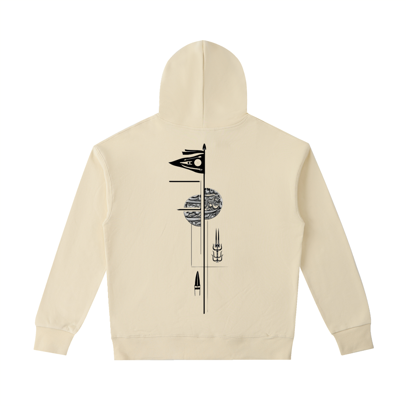 Heritage Symbol Oversized Hoodie